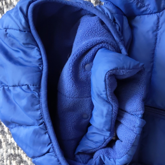 Uniqlo Baby light warm padded full zip parka, 12-18 months, Blue - Picture 6 of 6
